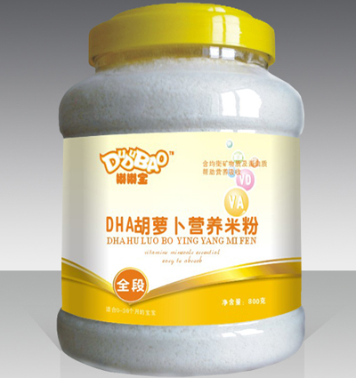 嘟嘟寶DHA胡蘿卜營養(yǎng)米粉