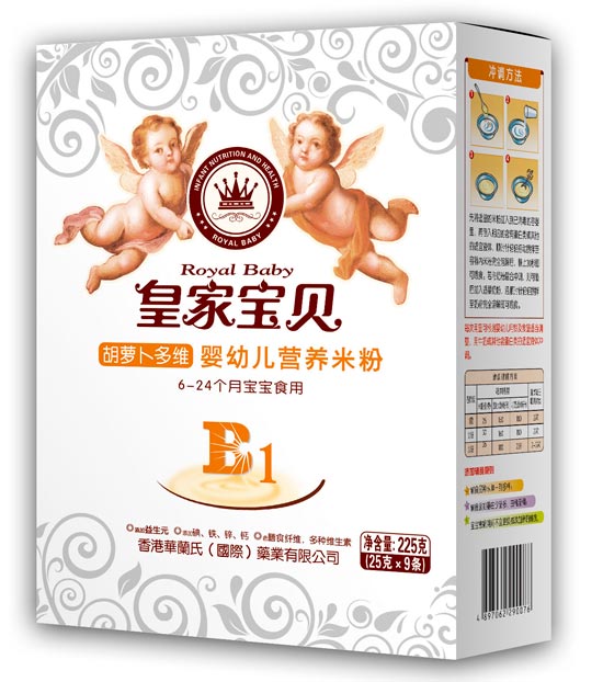 皇家寶貝225克米粉-胡蘿卜多維