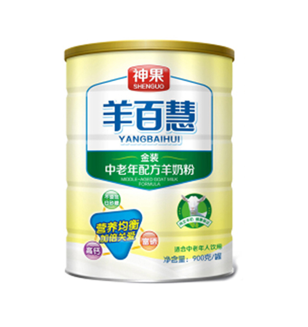 羊百慧中老年配方羊奶粉900克