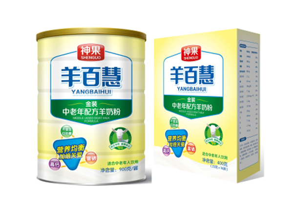 羊百慧中老年配方羊奶粉
