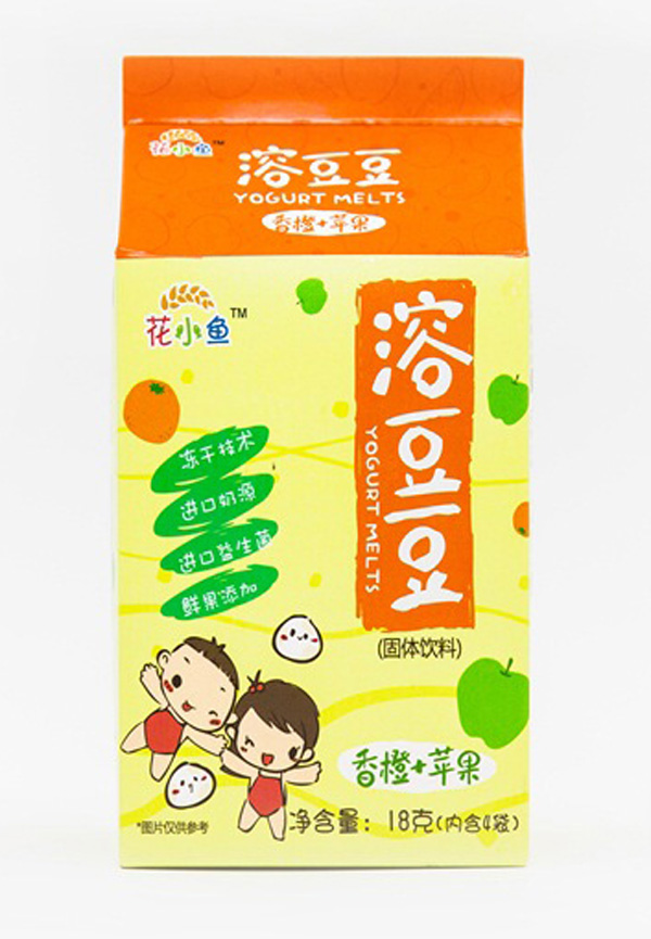 花小魚(yú)溶豆豆(蘋(píng)果+香橙)18g