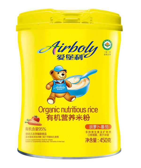 愛(ài)堡利胡蘿卜番茄有機(jī)營(yíng)養(yǎng)米粉