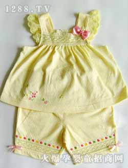 潤(rùn)嬰寶背帶套裝黃色