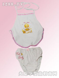 安嬰寶嬰兒肚兜套裝