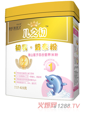 貝比智淮山蓮子百合營(yíng)養(yǎng)米粉罐裝425g1段