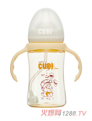 CUBI經(jīng)典系列PPSU香蜜黃奶瓶210ML